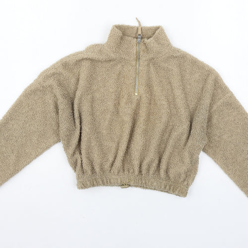 New Look Girls Brown  Jersey Pullover Sweatshirt Size 10-11 Years