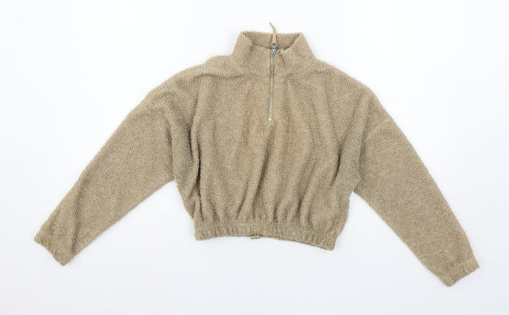 New Look Girls Brown  Jersey Pullover Sweatshirt Size 10-11 Years