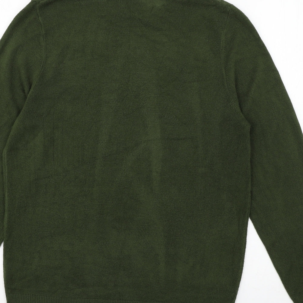 Matalan Womens Green  Knit Pullover Jumper Size S