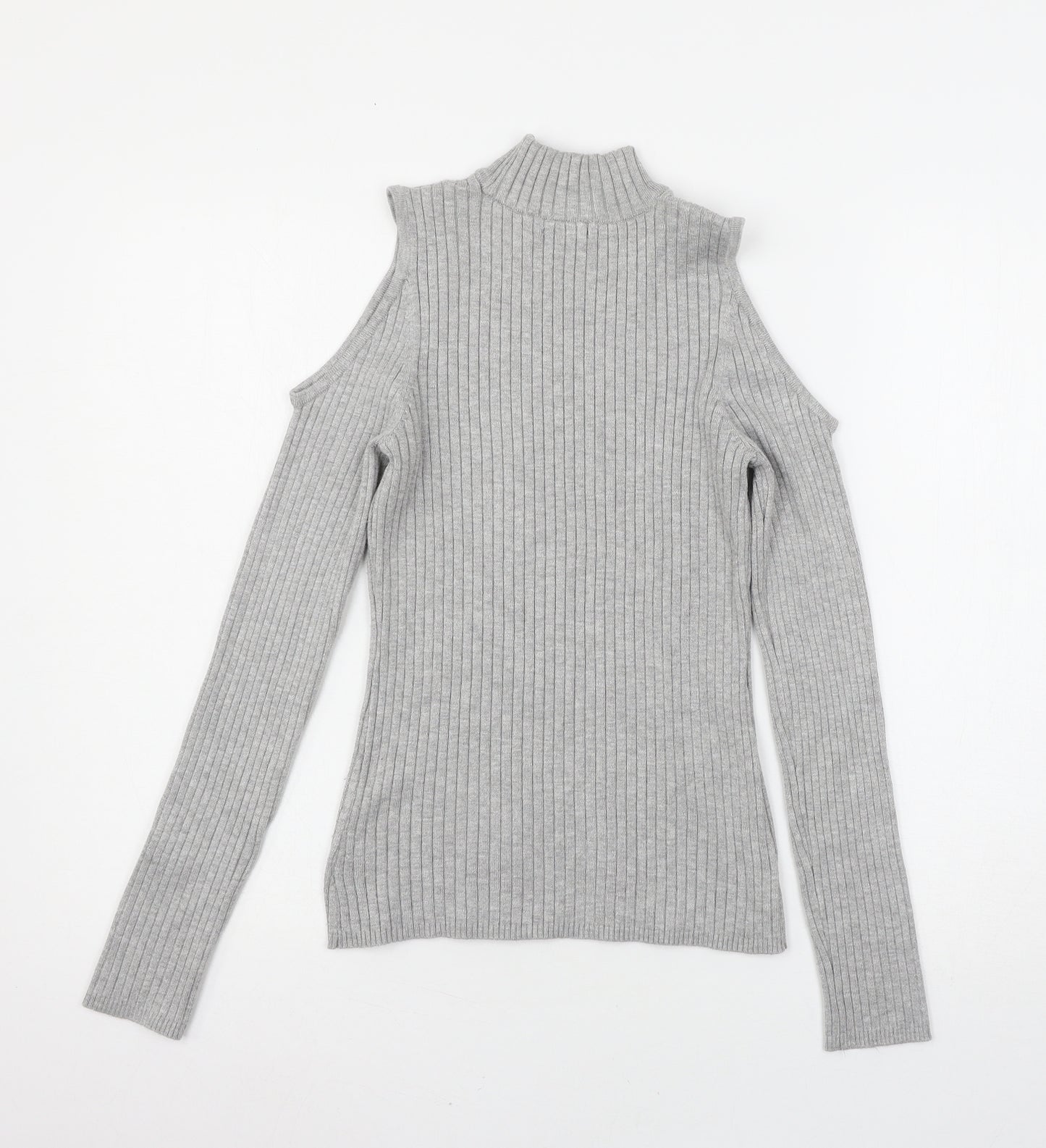 Verve Ami Womens Grey  Knit Pullover Jumper Size M