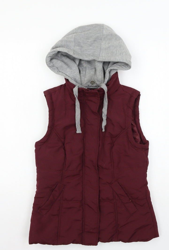 New Look Womens Purple   Gilet Jacket Size 10