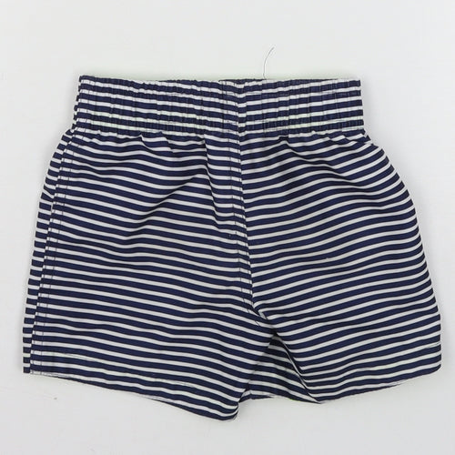 Primark Boys Blue Striped  Cropped Trousers Size 18-24 Months