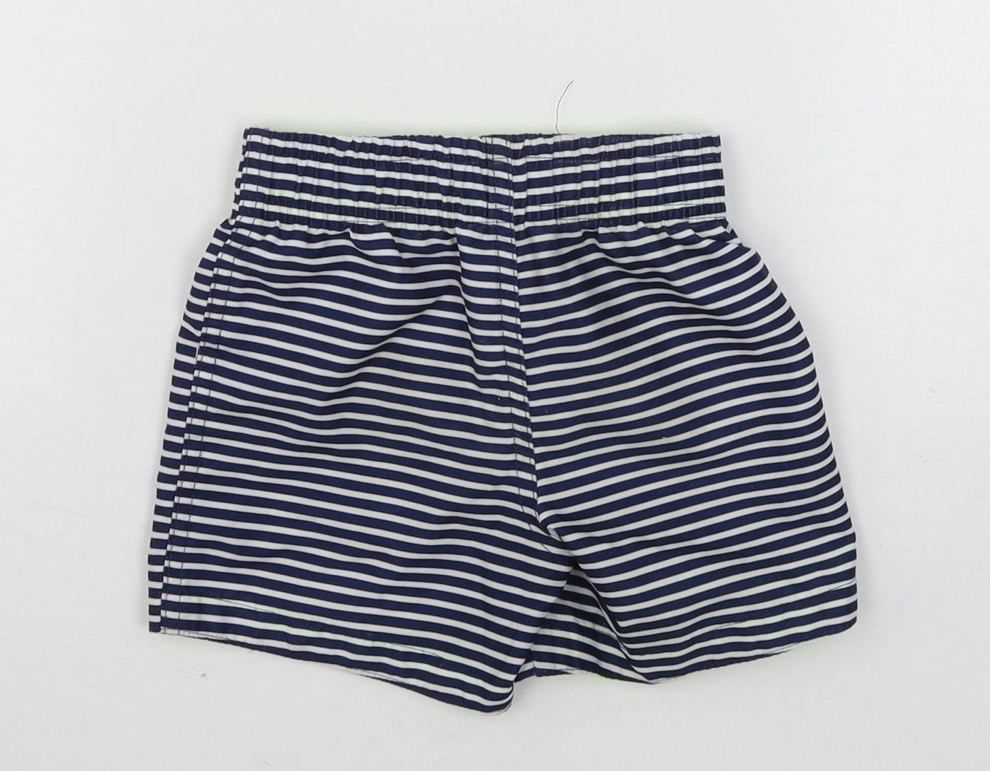 Primark Boys Blue Striped  Cropped Trousers Size 18-24 Months