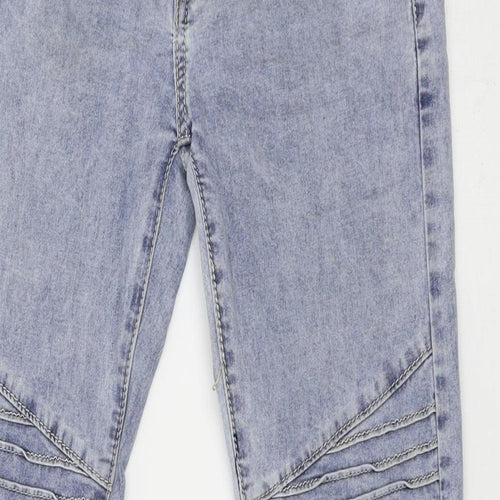 Preworn Womens Blue  Denim Skinny Jeans Size 6 L20 in