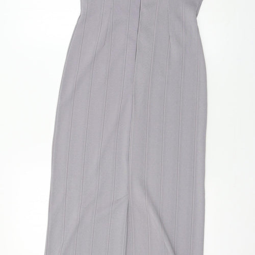 Topshop Womens Grey  Jersey Bodycon  Size 14