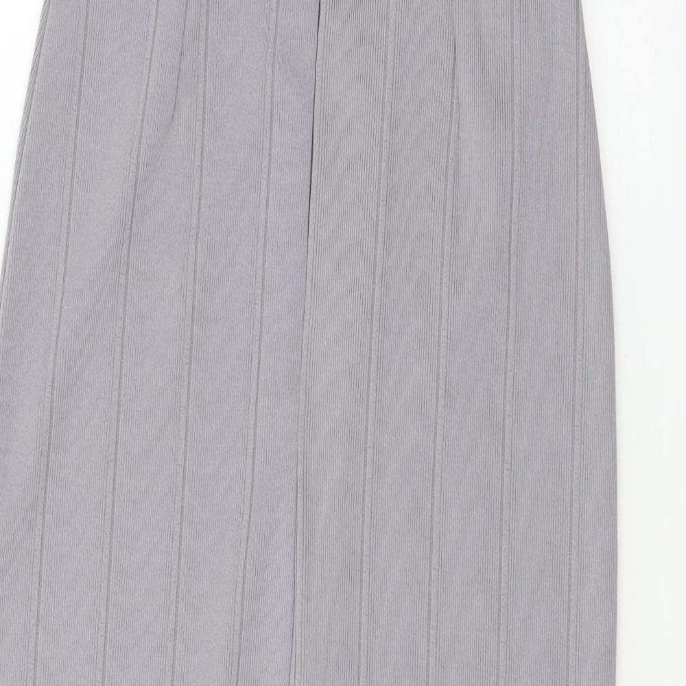 Topshop Womens Grey  Jersey Bodycon  Size 14