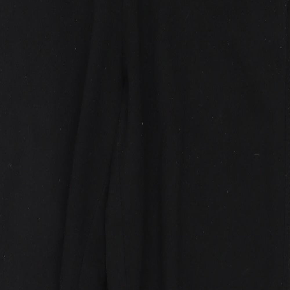 Primark Womens Black  Jersey Jogger Trousers Size 6 L27 in