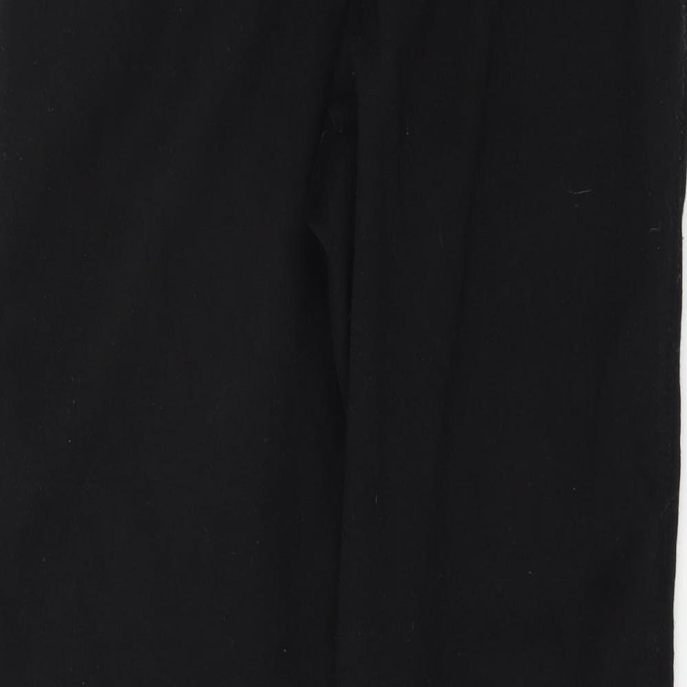 Primark Womens Black  Jersey Jogger Trousers Size 6 L27 in