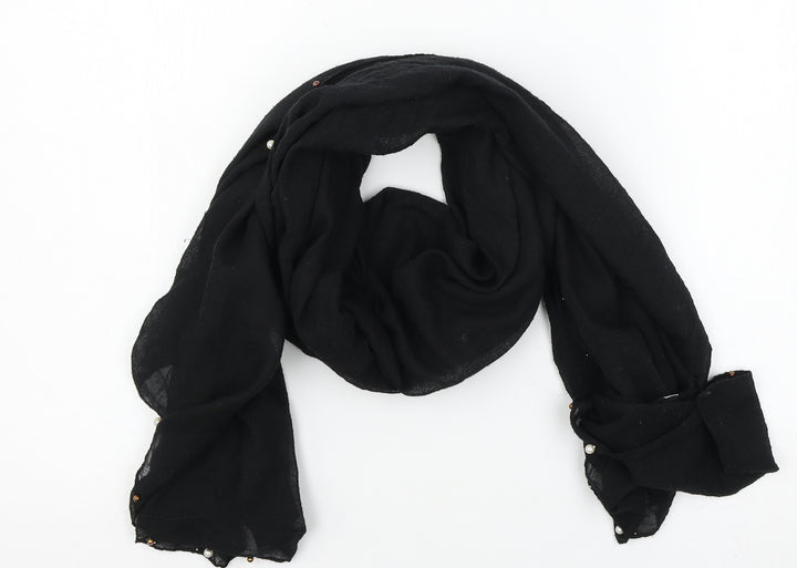 Preworn Womens Black    Scarf