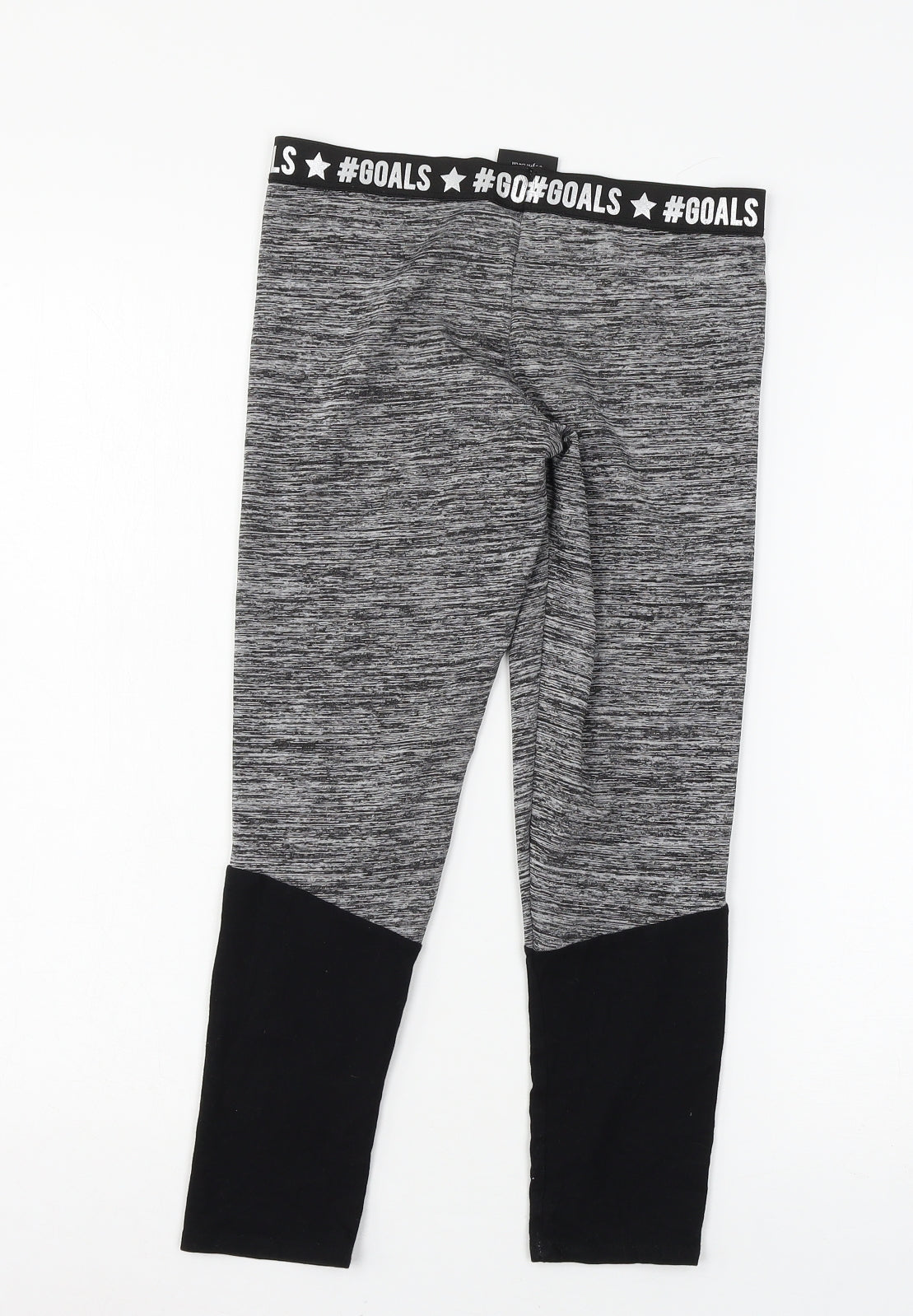 Primark Girls Grey  Jersey Jogger Trousers Size 8-9 Years - Goals