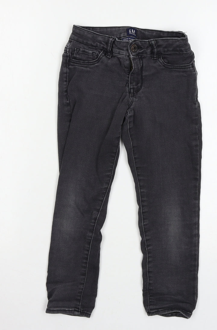Gap Girls Grey  Denim Skinny Jeans Size 7 Years