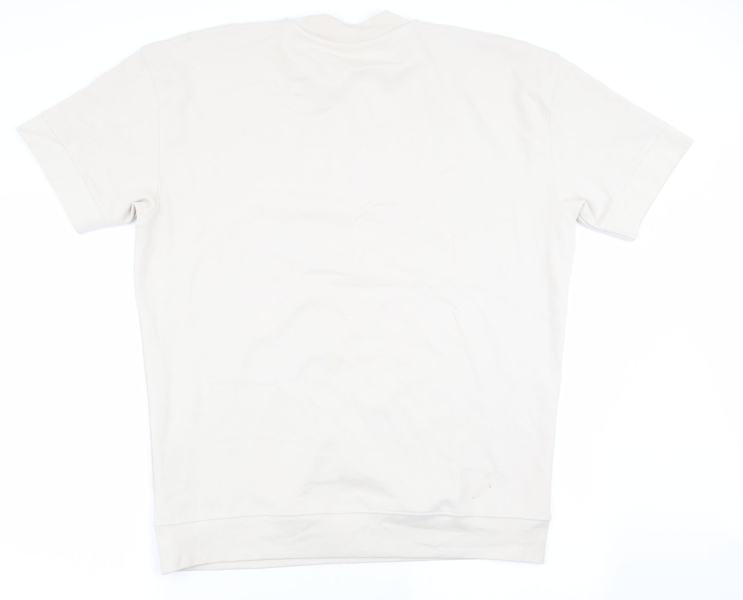 Zara Mens Beige    T-Shirt Size M