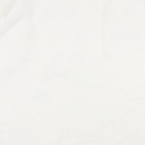 cote a cote Womens White Geometric  Pullover Jumper One Size
