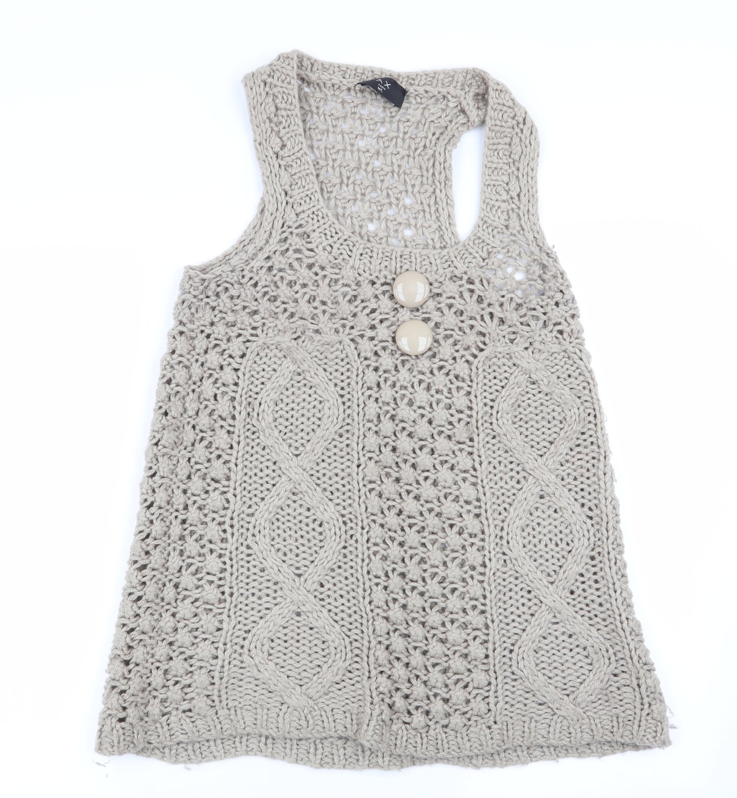 AX Paris Womens Beige   Pullover Jumper Size M
