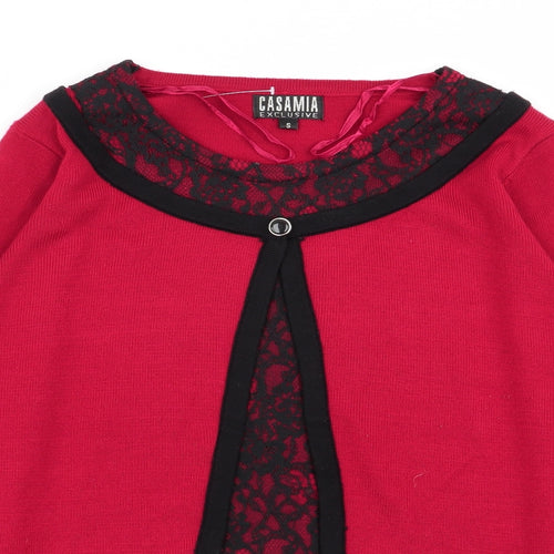 casamia Womens Red   Basic T-Shirt Size S