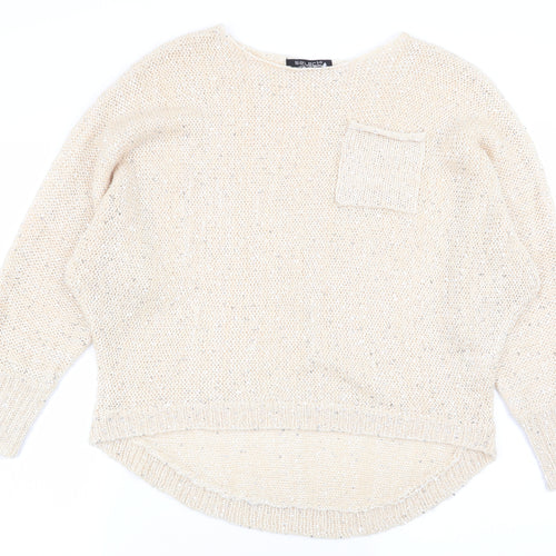 Select Womens Beige   Pullover Jumper Size 12