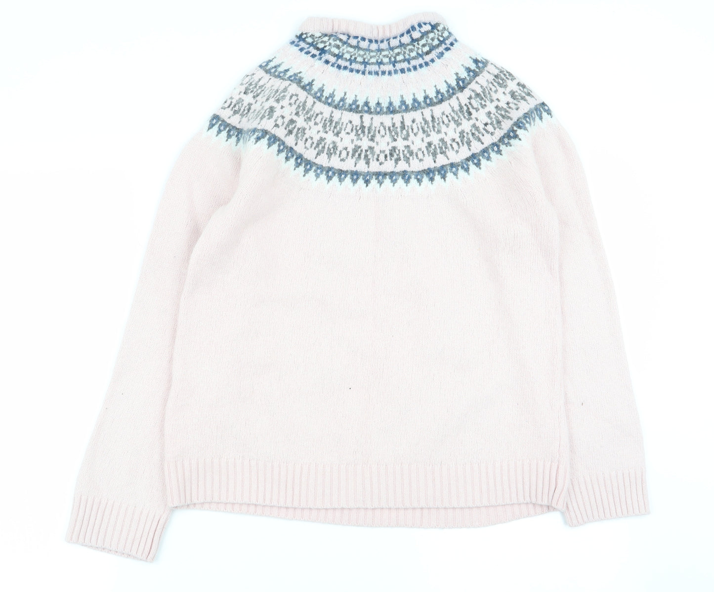 togg24 Womens Pink Geometric  Pullover Jumper Size 14