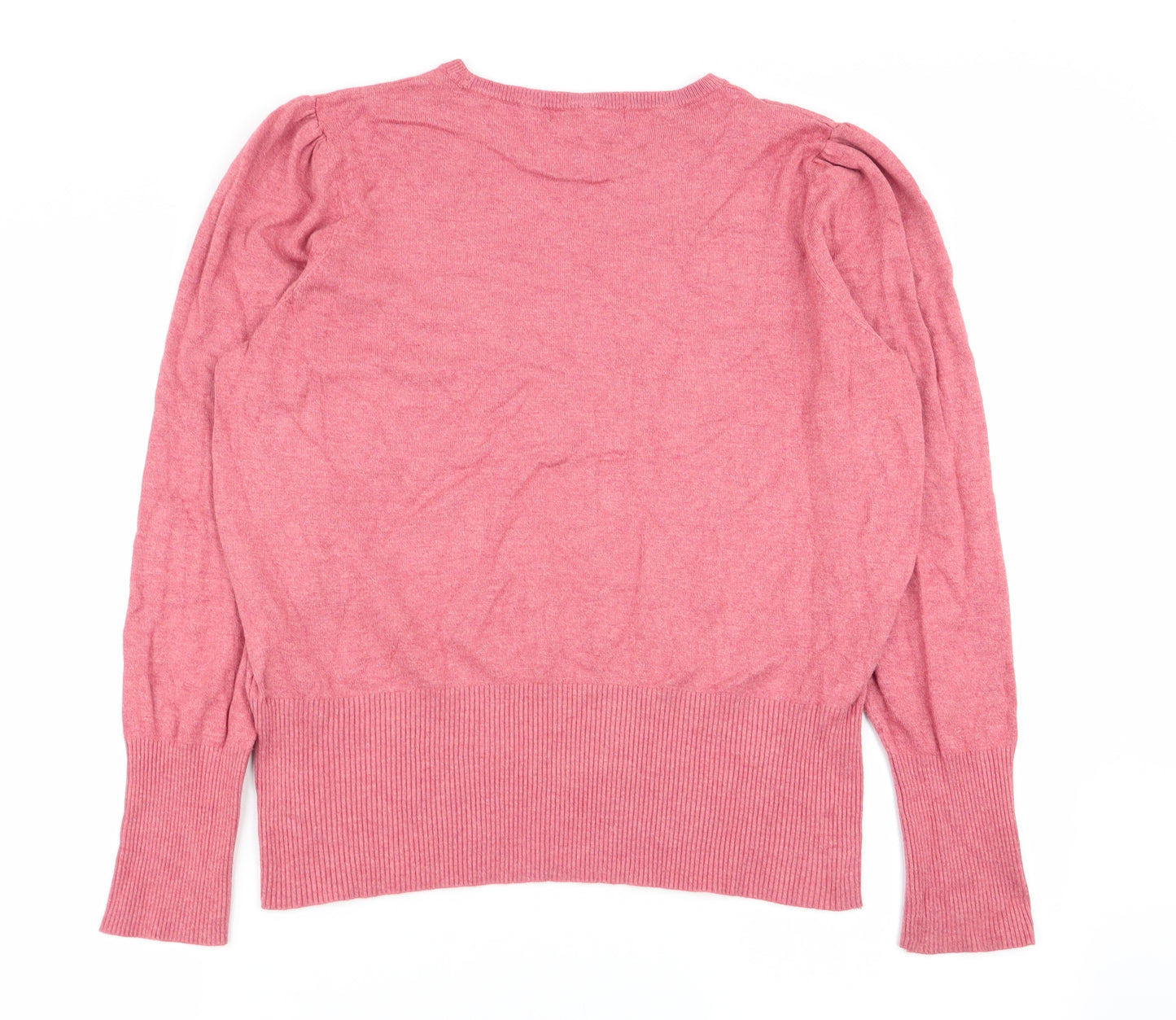 M&S Womens Red   Pullover Jumper Size 16