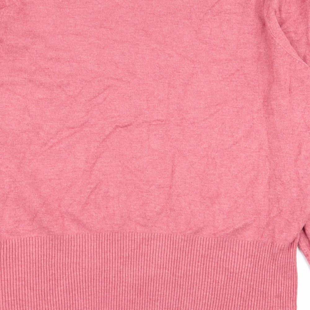 M&S Womens Red   Pullover Jumper Size 16