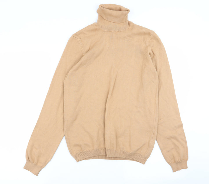 Topman Mens Beige Pullover Jumper Size XS