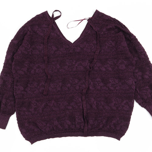 NEXT Womens Purple   Pullover Jumper Size 14