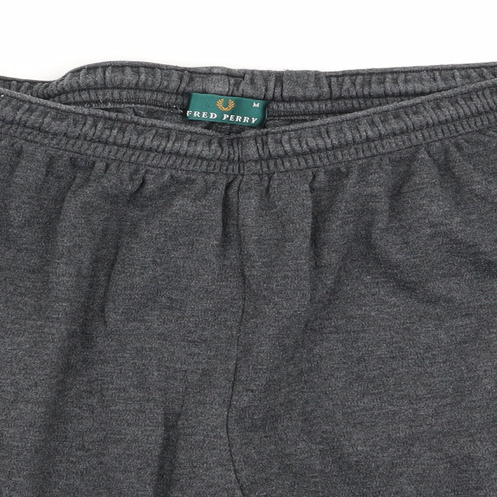 Fred Perry Mens Grey   Sweat Shorts Size M - Stretch waistband