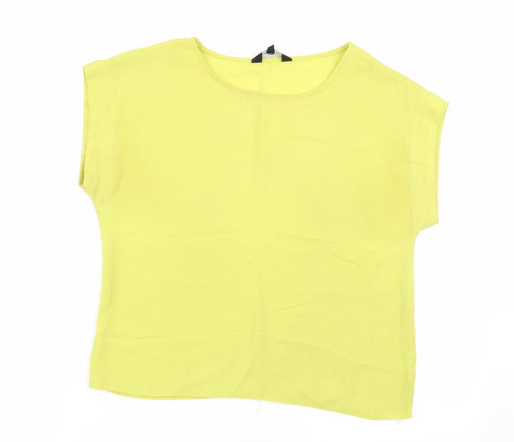 New Look Womens Green   Basic Blouse Size 8