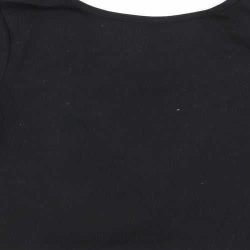 mandu Womens Black   Basic T-Shirt Size S