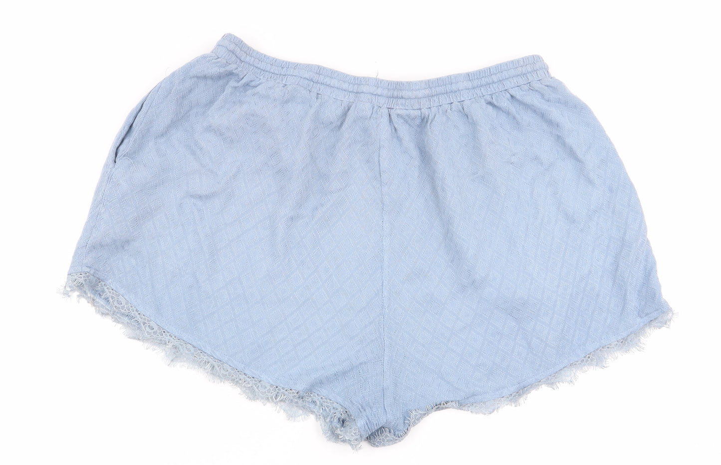 New Look Womens Blue Geometric  Capri Pyjama Pants Size 18  - shorts