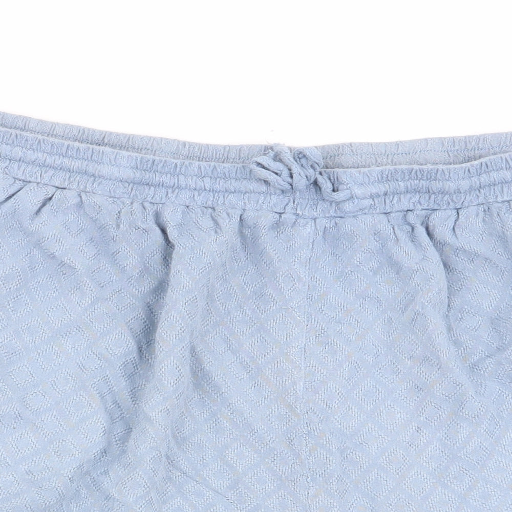 New Look Womens Blue Geometric  Capri Pyjama Pants Size 18  - shorts