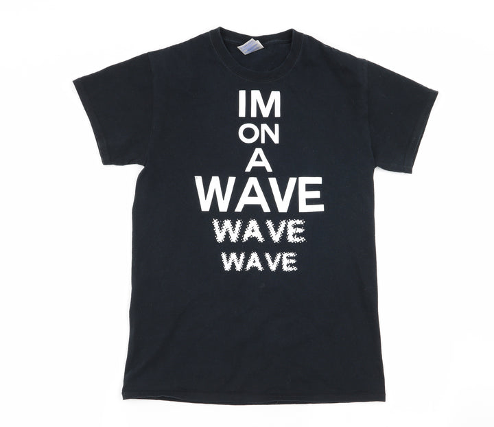 Gildan Mens Black T-Shirt Size S