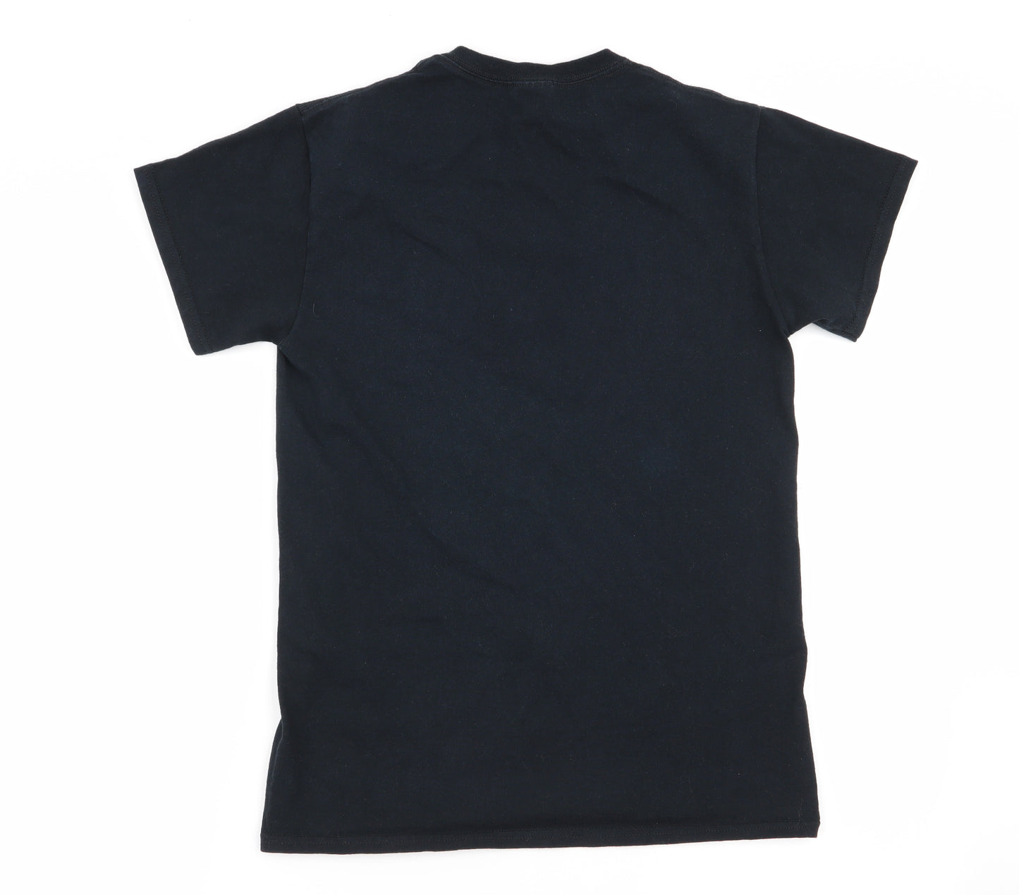 Gildan Mens Black    T-Shirt Size S