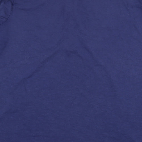 Asda George Womens Blue Floral  Basic T-Shirt Size 22