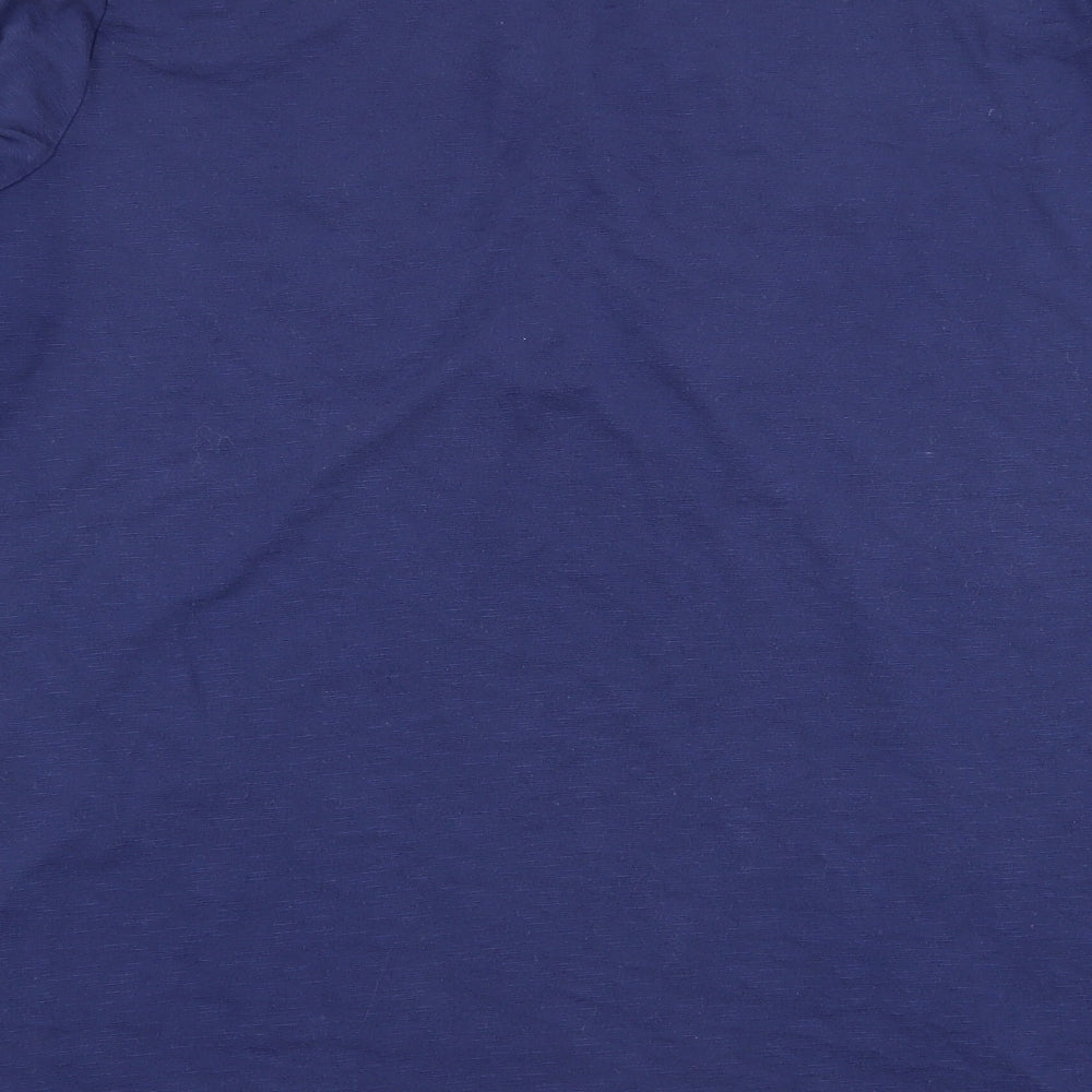 Asda George Womens Blue Floral  Basic T-Shirt Size 22