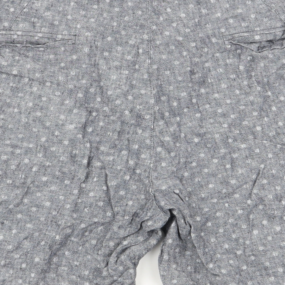Asda George Mens Grey Polka Dot  Chino Shorts Size 40 in