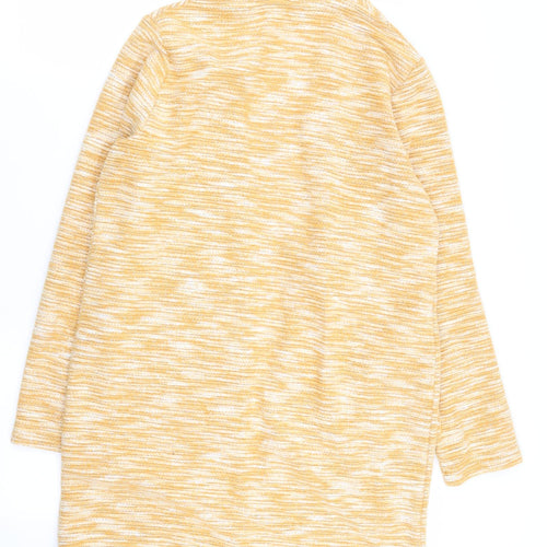 Nutmeg Womens Yellow   Overcoat Coat Size 10