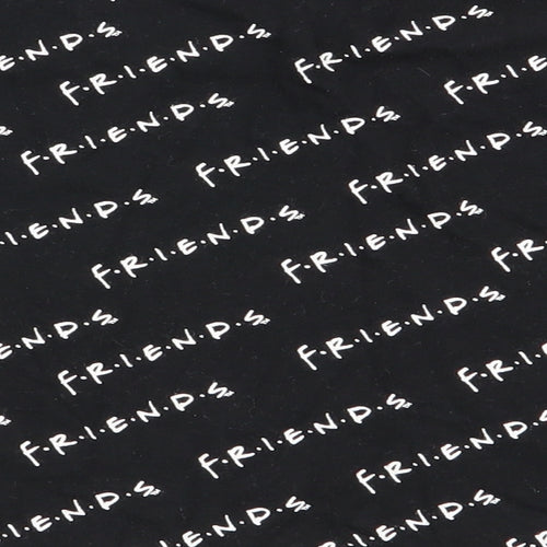 Asda George Girls Black Geometric  Basic T-Shirt Size 10-11 Years  - friends