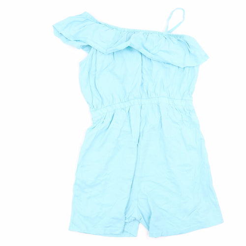 hullabaloo Girls Blue   Playsuit One-Piece Size 11-12 Years