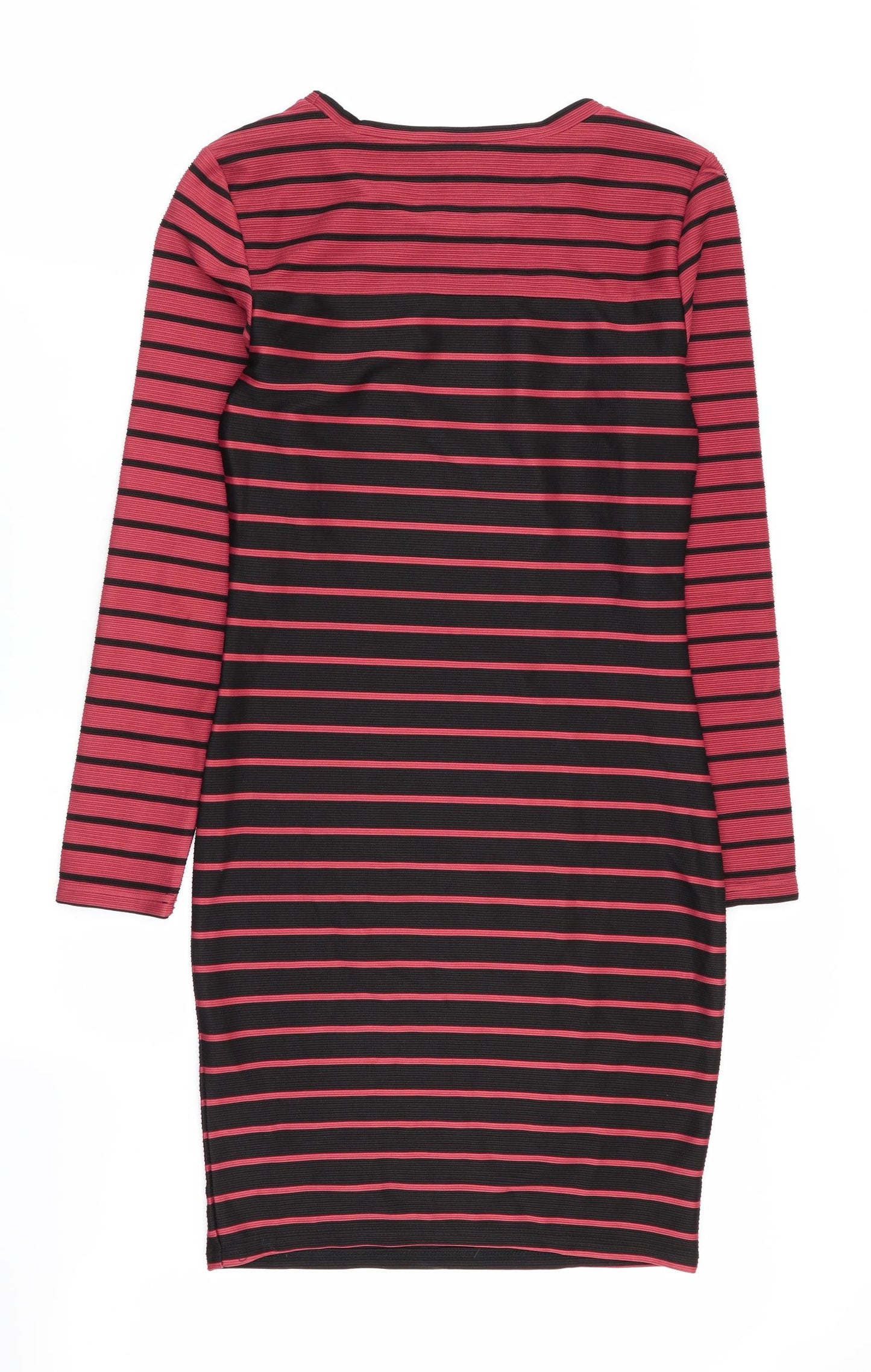 H&M Womens Multicoloured Striped  Fit & Flare  Size 8