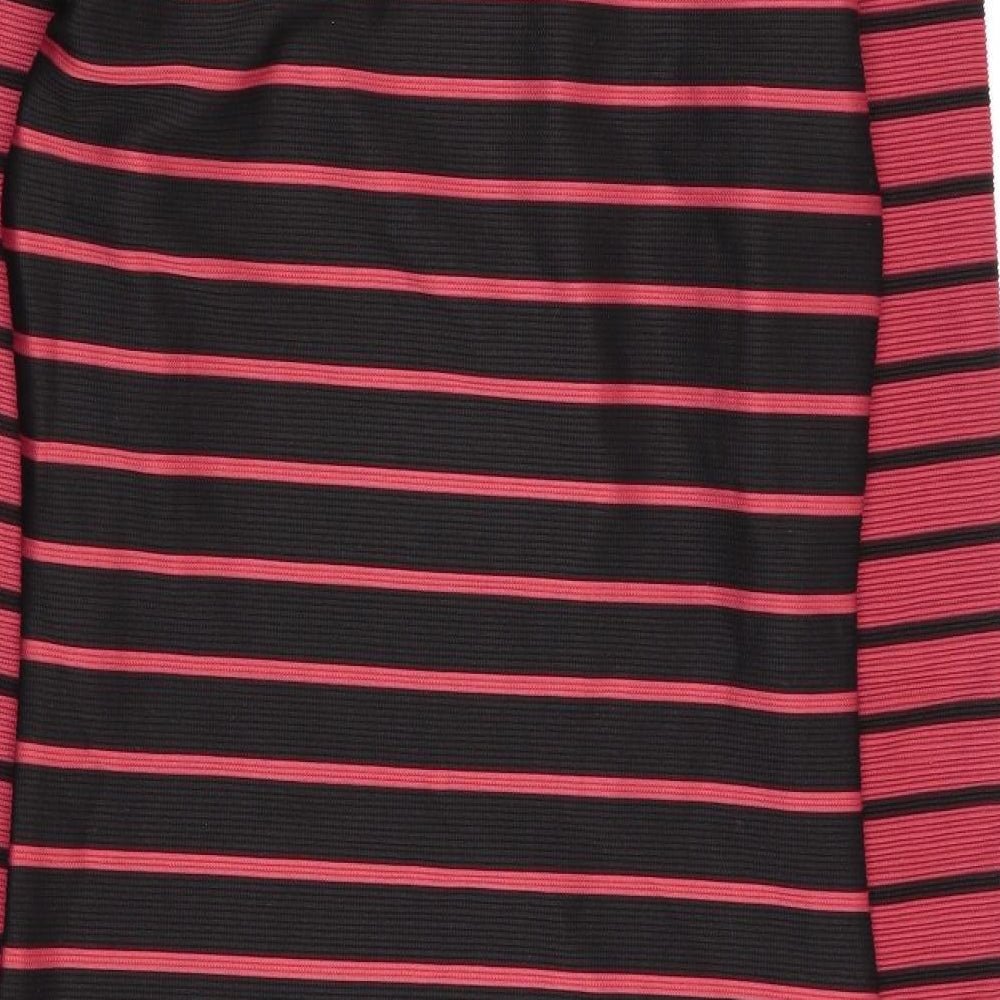 H&M Womens Multicoloured Striped  Fit & Flare  Size 8