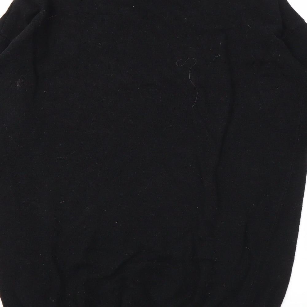 CAPSULE Womens Black Geometric  Pullover Jumper Size 12