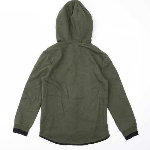 Primark Boys Green   Full Zip Hoodie Size 13-14 Years