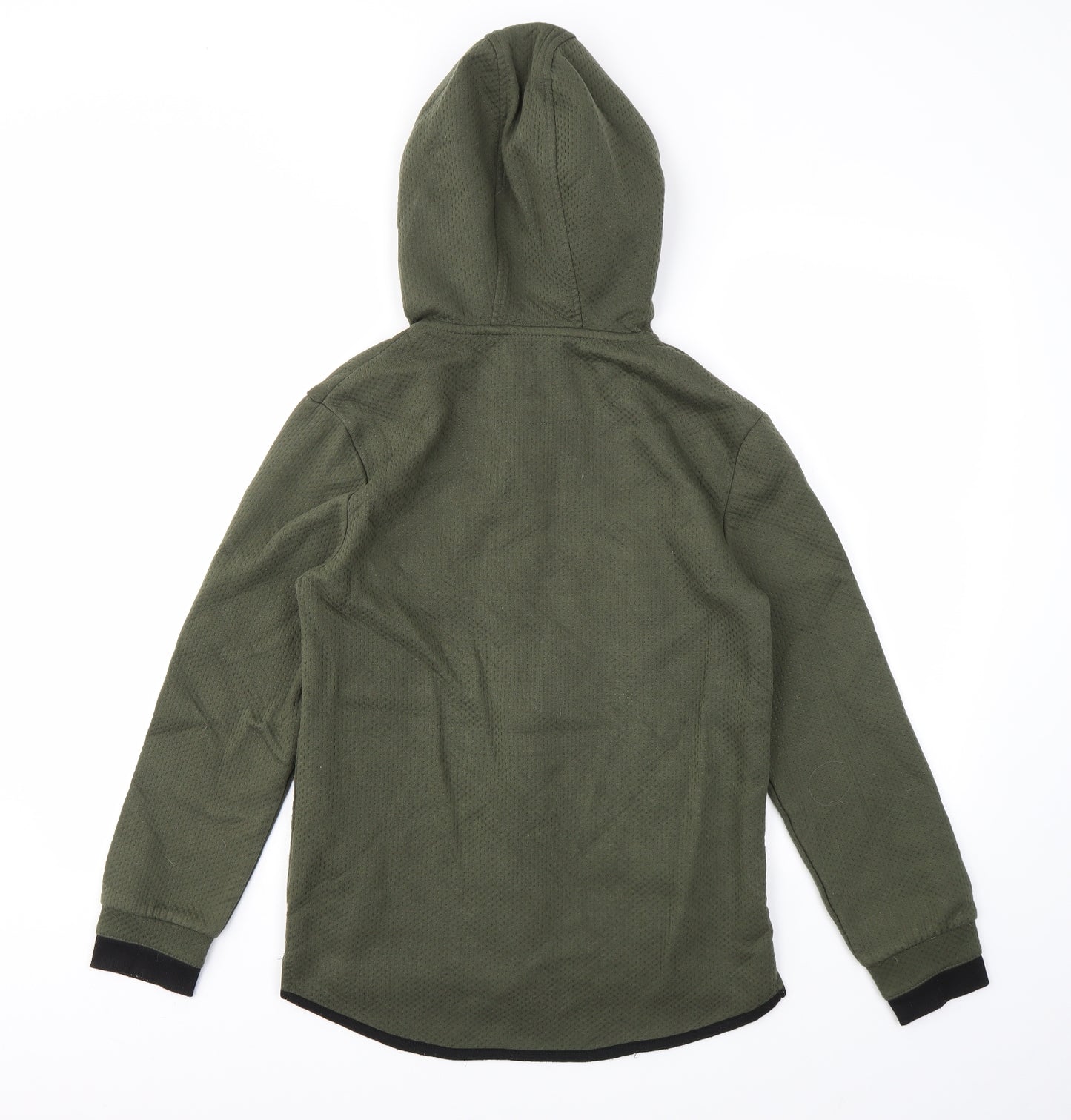 Primark Boys Green   Full Zip Hoodie Size 13-14 Years