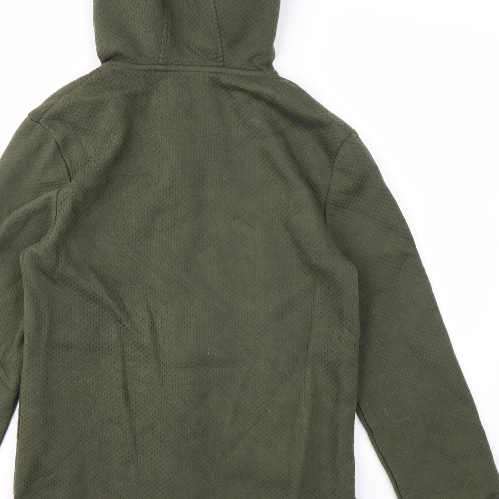 Primark Boys Green   Full Zip Hoodie Size 13-14 Years