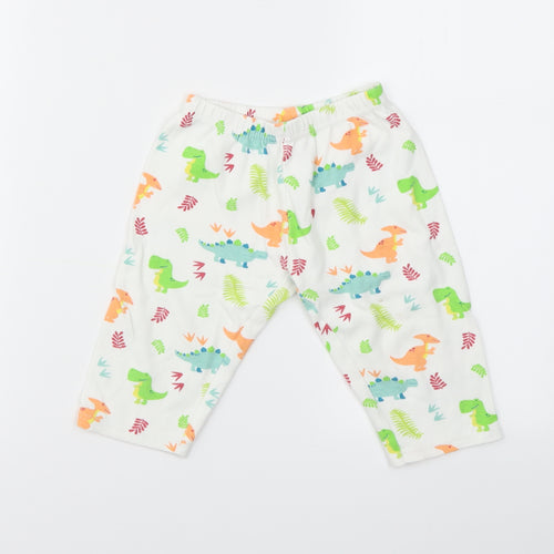Preworn Baby Multicoloured Animal Print  Capri Pyjama Set Size 12-18 Months