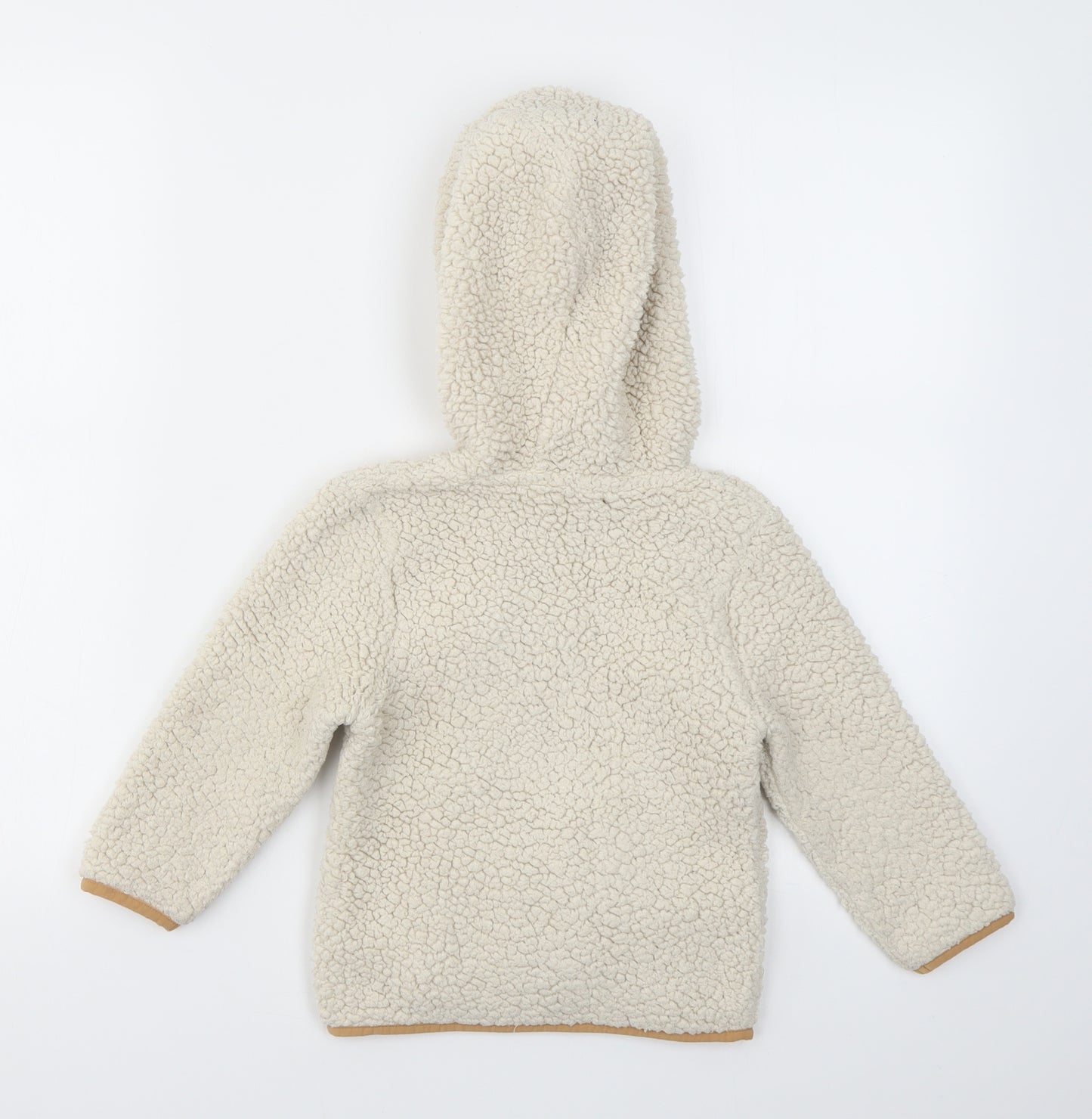 George Boys Beige   Full Zip Jumper Size 2-3 Years