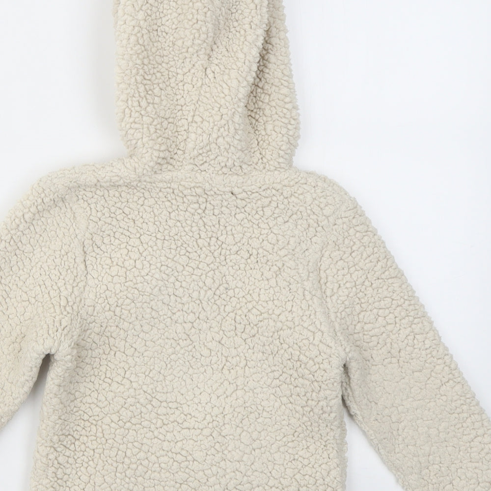George Boys Beige   Full Zip Jumper Size 2-3 Years