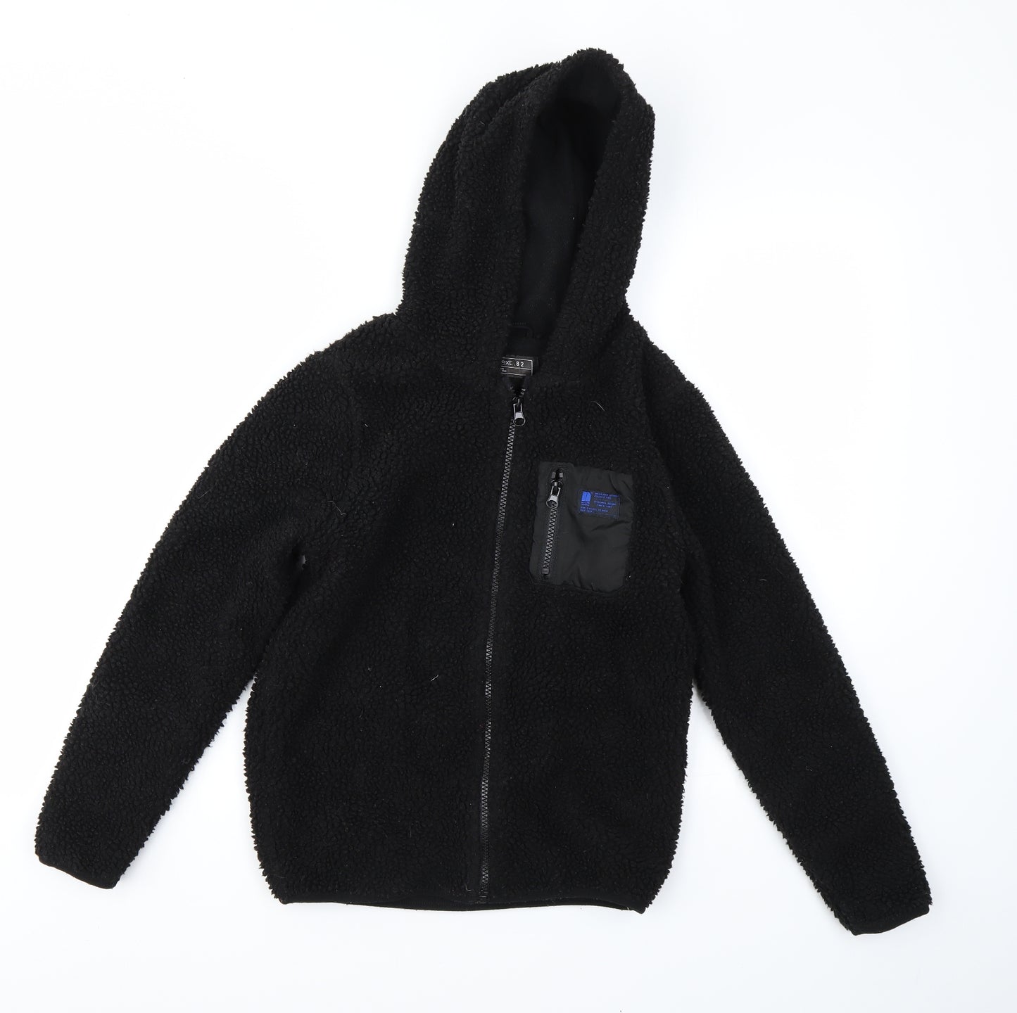 NEXT Boys Black   Full Zip Hoodie Size 11 Years