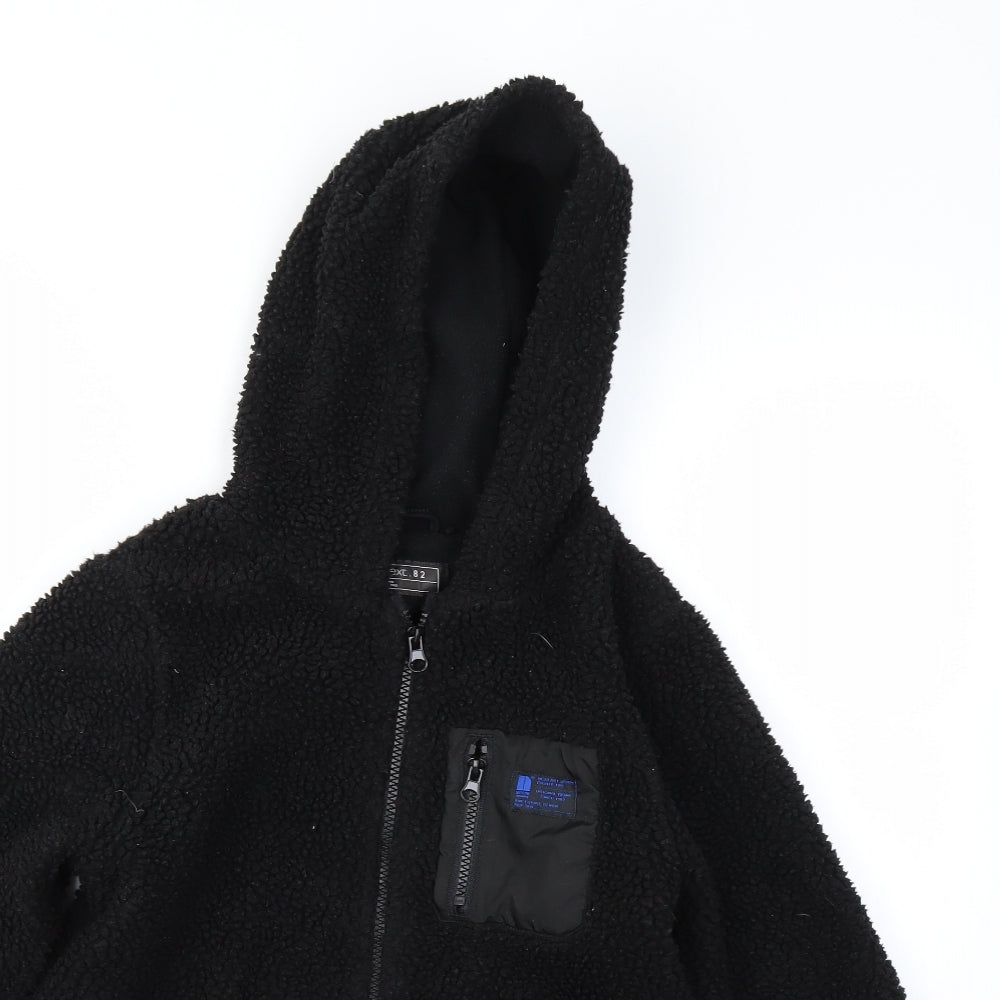 NEXT Boys Black   Full Zip Hoodie Size 11 Years
