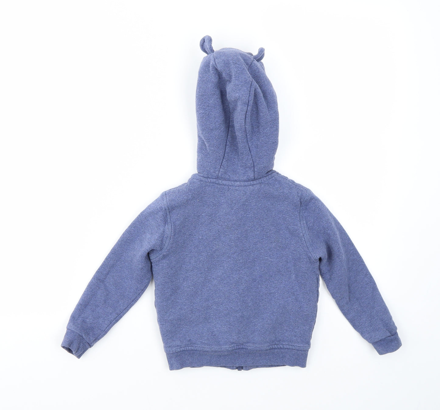 M&S Boys Blue   Full Zip Hoodie Size 3-4 Years